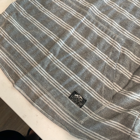 Vintage Vans Hooded Pullover Shirt Henley Hoodie - Picture 4 of 4